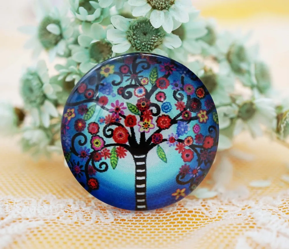 

10 шт./лот, круглый 20 мм Цветок, стеклянный кабошон для изготовления браслета, ожерелье, ювелирные изделия для женщин, 2019, серьги, булавки, брошь, ремесло, поставка