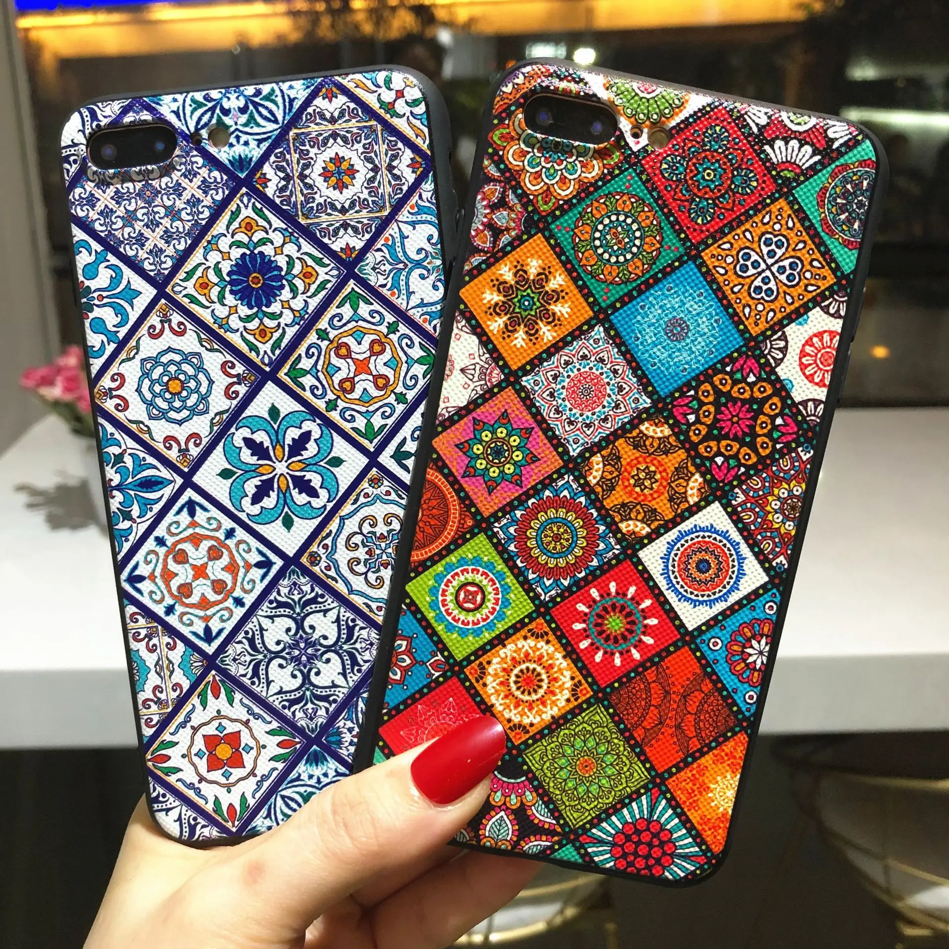 Чехол с тисненым цветком для Huawei P40 Lite чехол телефона Мягкая силиконовая задняя
