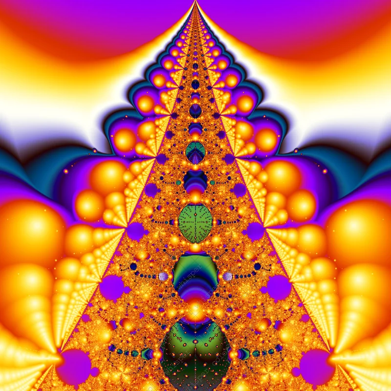 Алмазов картина Полная площадь/круглый "Мандала Fractals" Алмазная вышивка-мозаика стразами картина Настенный декор LE01617