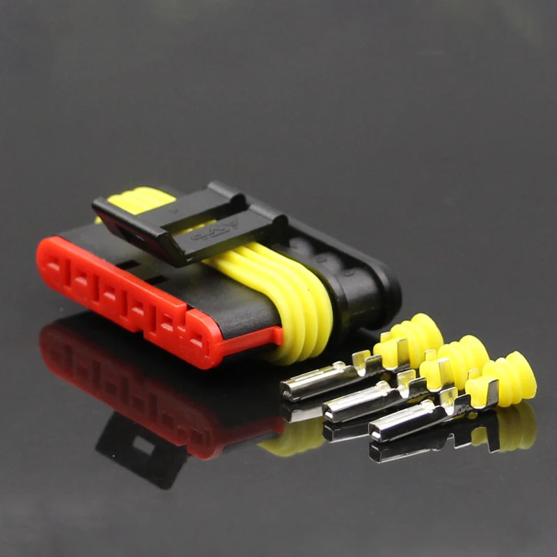 Автомобильный водонепроницаемый коннектор для автомобиля 10 комплектов 6