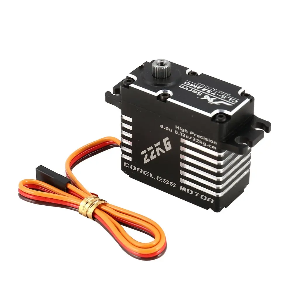 JX CLS-7322MG 22 кг металлический рулевой Цифровой Металлический Редуктор без