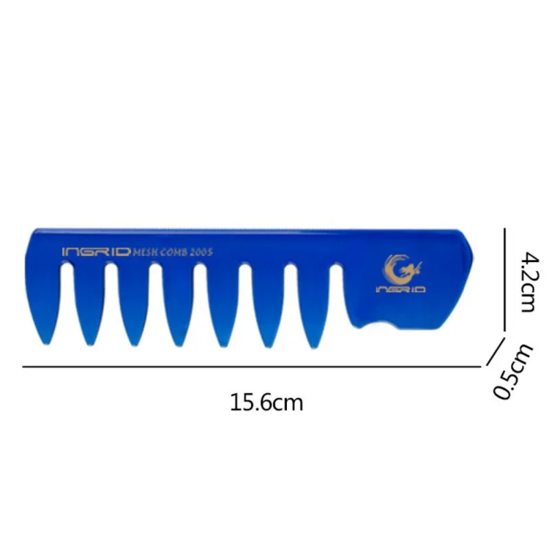 Гребень для волос с ручкой расческа большим зубом расчесывания кудрявых на спине