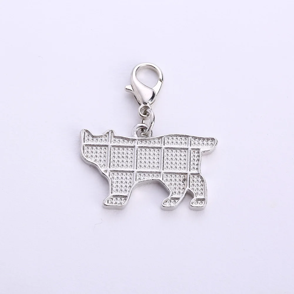 5 шт./лот модные ювелирные изделия Милая кошка животные шармы сумка для