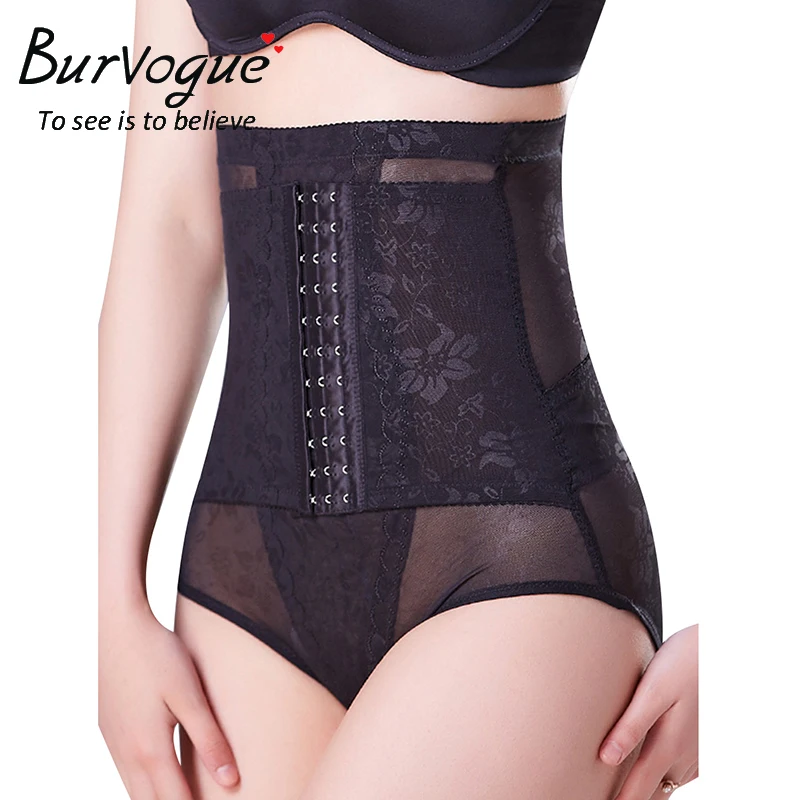 Женские трусики с высокой талией Burvogue регулируемое нижнее белье Корректирующее
