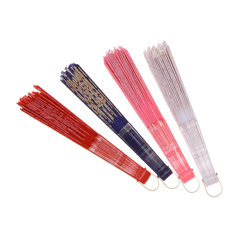 5 шт. Китайский Японский Ручной Веер винтажный пластиковый Шелковый кружевной