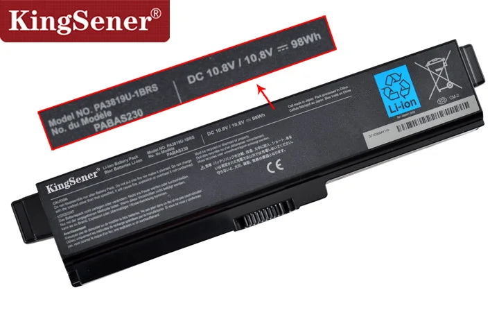 Расширенный аккумулятор KingSener для Toshiba A660 L635 L655 M640 L655D L670D L755D L735 L745 PABAS205 PABAS230|battery for