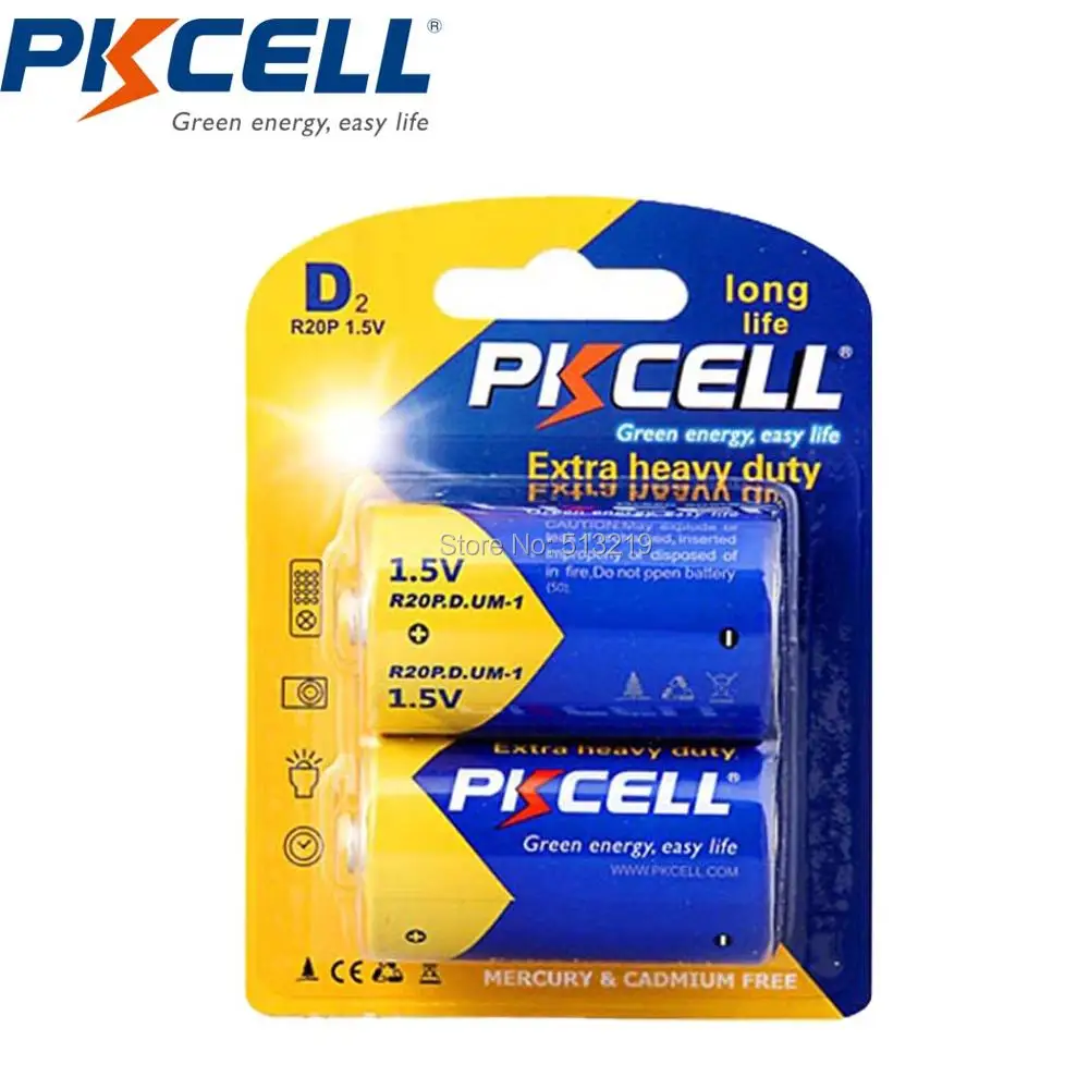 20 шт. неперезаряжаемые аккумуляторы PKCELL 10 1 5 в|batterie r20|battery koreabattery powered led strip light |