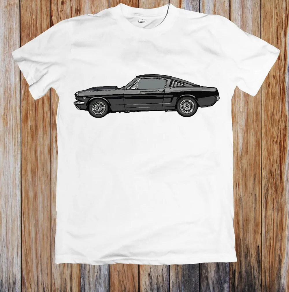 

2019 New Arrival Summer Fashion Short Sleeves 100% Cotton Mustang Racings Car Retro Vintage Unisex T-Shirt Summer Cool Tees Tops