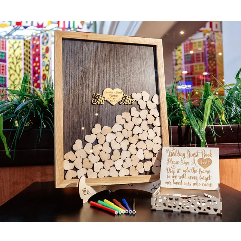 Индивидуальная свадебная гостевая книга альтернативная искусственная