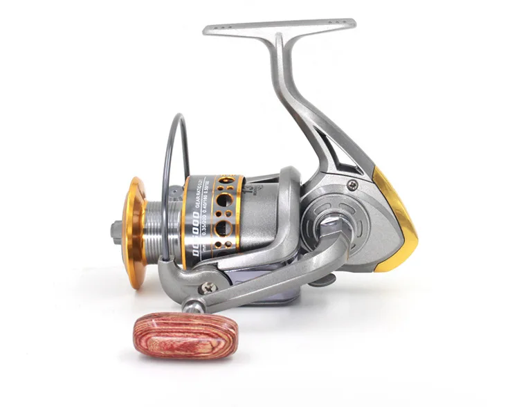 2000-6000 13 Bearings Spinning Fishing Wheel 5.2:1 Speed Ratio Sea Reel Lure Tackle Tools | Спорт и развлечения