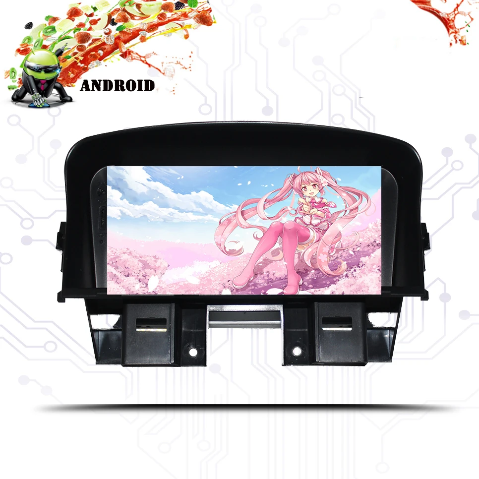 7 дюймов 2din Android 9 0 стерео навигация GPS DVD плеер для Chevrolet Cruze 2008 2009 2010 2011 2012 Bluetooth