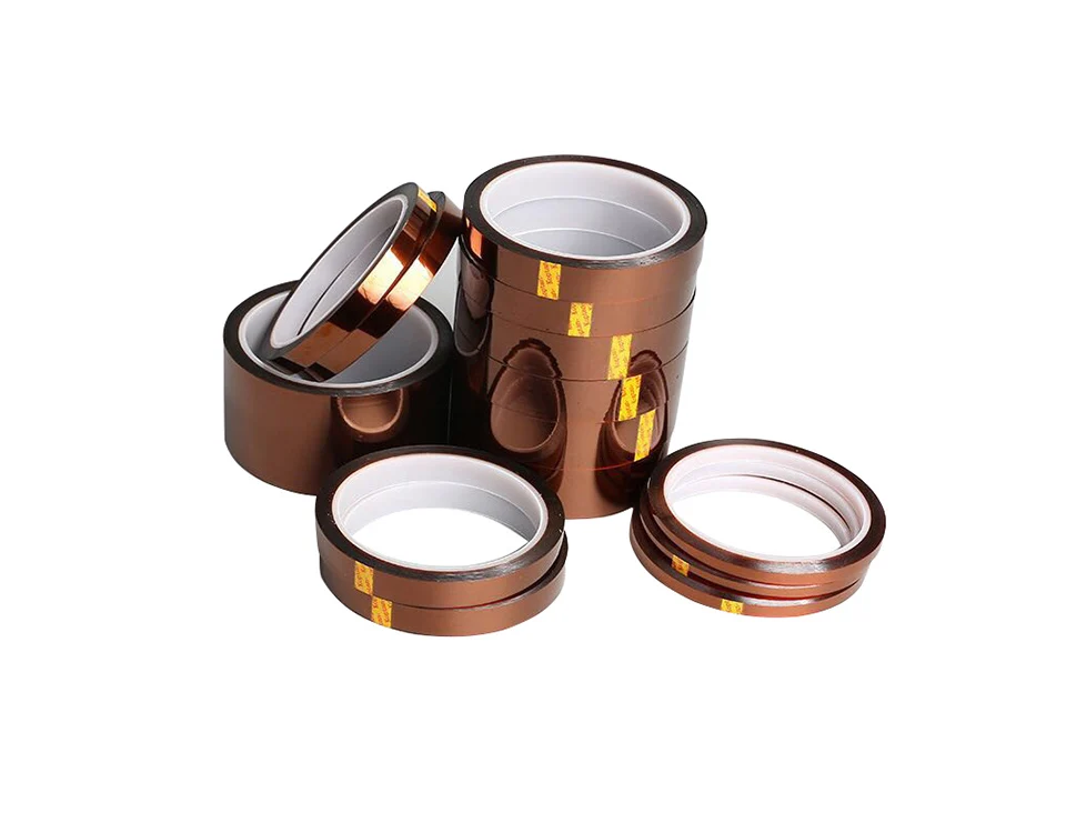 1Pc 33M Heat Resistant Polyimide Tape High Temperature Adhesive Insulation Tape for BGA PCB SMT Width 2/5/10/15/20/30/50mm