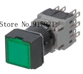 

[ZOB] AH164-SGL5 lock imported from Japan Fuji fuji illuminated pushbutton switch AH165-SGL5 waterproof Square --10pcs/lot