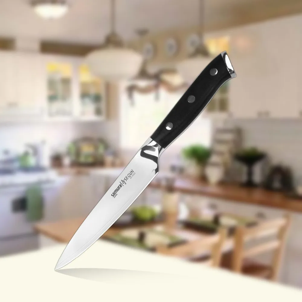 TUO столовые приборы общего назначения Ножи-AUS-10 японский высокоуглеродистой Кухня Ножи с эргономичной G10 ручка-5 ''(127 мм