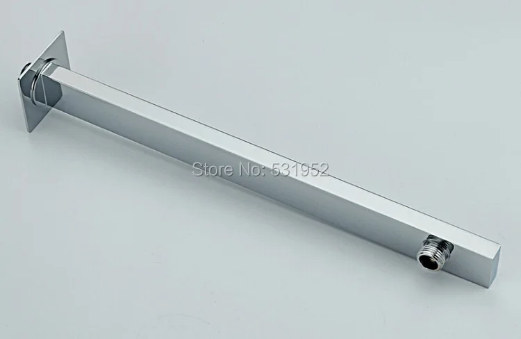 Бесплатная доставка хромированный однотонный латунный квадратный душевой рычаг