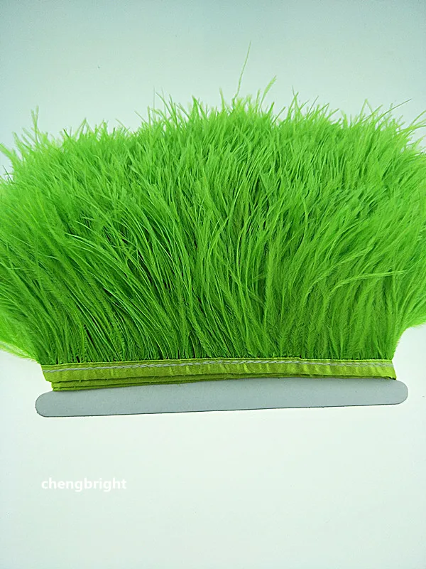 green Новинка! Продаем высококачественную страуса тканевый пояс с перьями, 1 ярдов длинный тканевый пояс с перьями, перо, ширина 9-11 см - Цвет: green