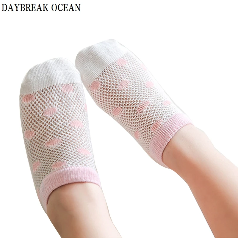 Ultrathin Breathable 3-8Y Star Moon Mesh Socks Spring Summer Toddler Baby Infant Kids Boy Girl Soft Cotton Children | Детская одежда и