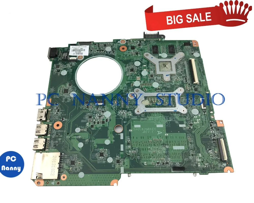 PCNANNY для HP Pavilion 15 N материнская плата ноутбука 725611 001 DA0U83MB6E0 i5 4200U HD8670M 2 Гб