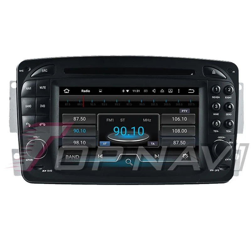 Автомобильный DVD-плеер TOPNAVI Android 10 0 для Benz Vaneo 2002-2005 Viano 2004-2011 Vito 2004-2006 C-W203 (2000-2005) CLK-C209