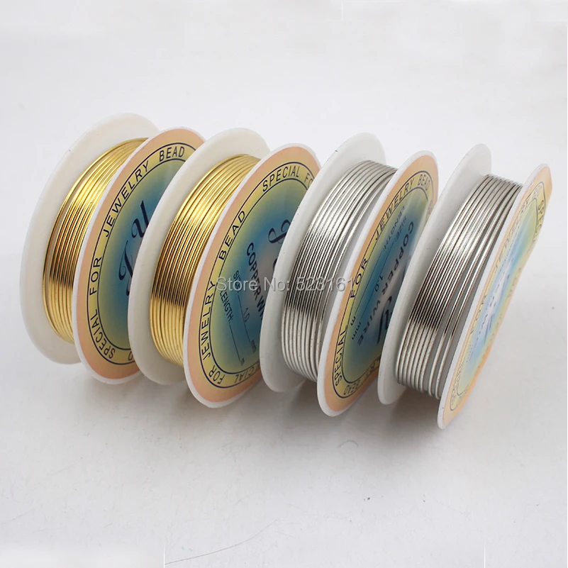 (3 шт./лот) 18 калибровочных разноцветных ювелирных изделий круглый медный провод