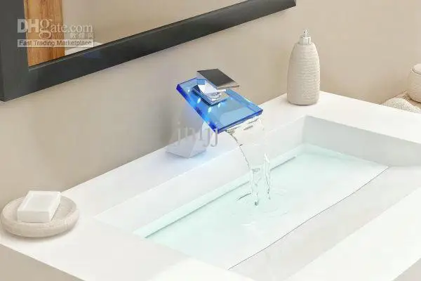 New led brass chrome glass bathroom basin sink mixer faucet tap fg303 | Канцтовары для офиса и дома