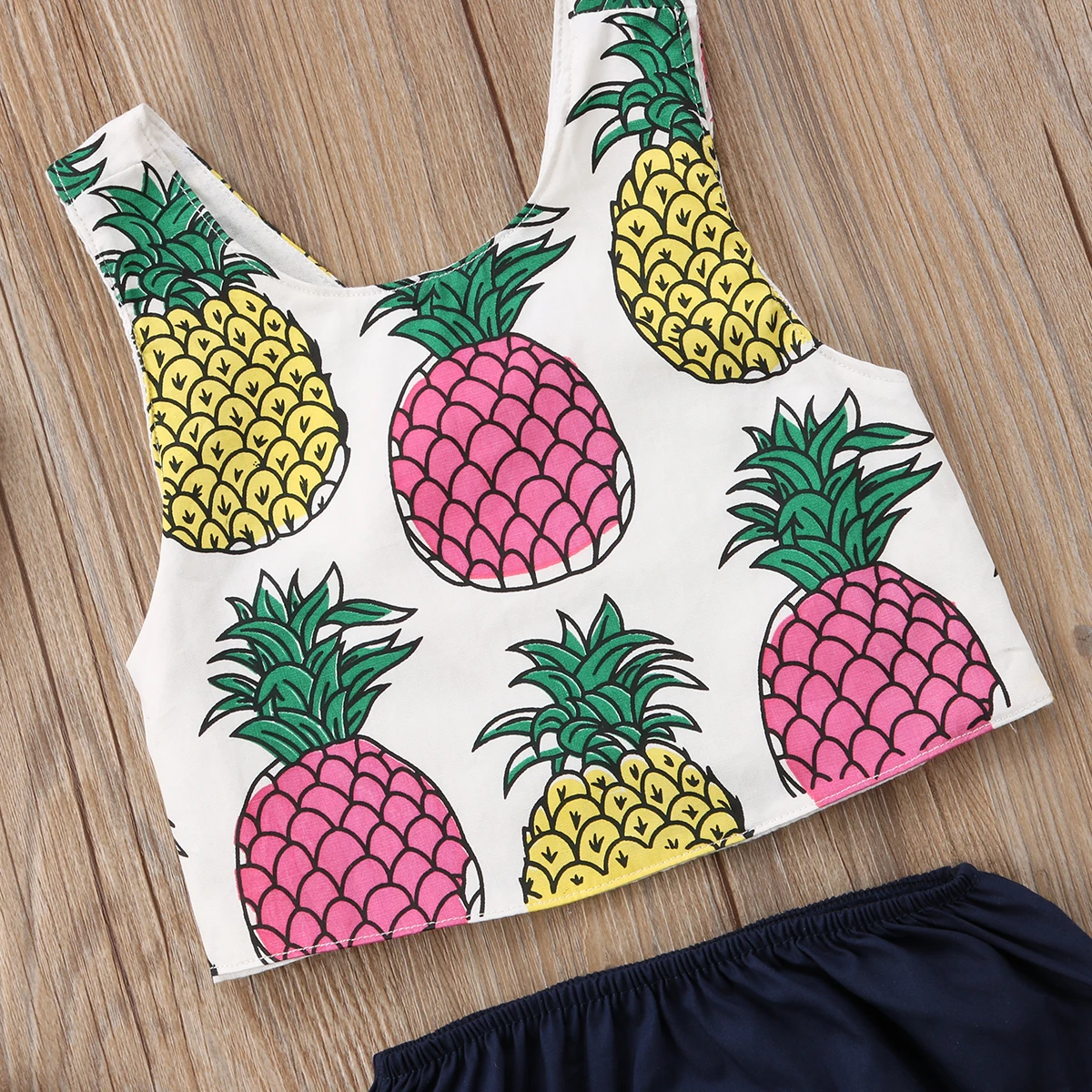 Pudcoco/комплект из 2 предметов Одежда для новорожденных девочек с фруктами комплект