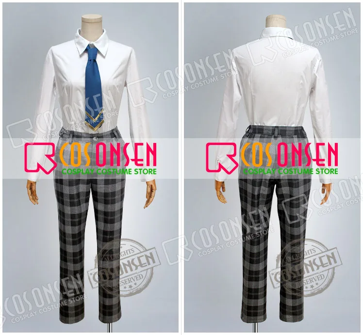 Косплей ONSEN ансамбль звезды юменосаки частная Академия голубая школьная форма