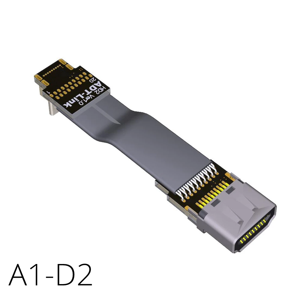 4K x 2K @ 60 Гц HDMI Micro прямоугольный кабель для GoPro Hero 6 5 планшетов камер ноутбуков ASUS