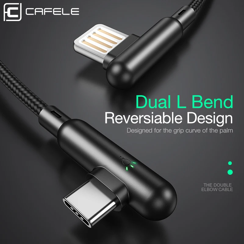 Зарядный кабель Cafele USB Type C с поддержкой быстрой зарядки и синхронизации