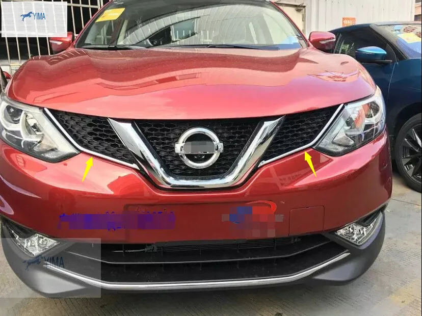Yimaautotrims Передняя сетка решетка гриль крышка отделка вставки литье подходит для