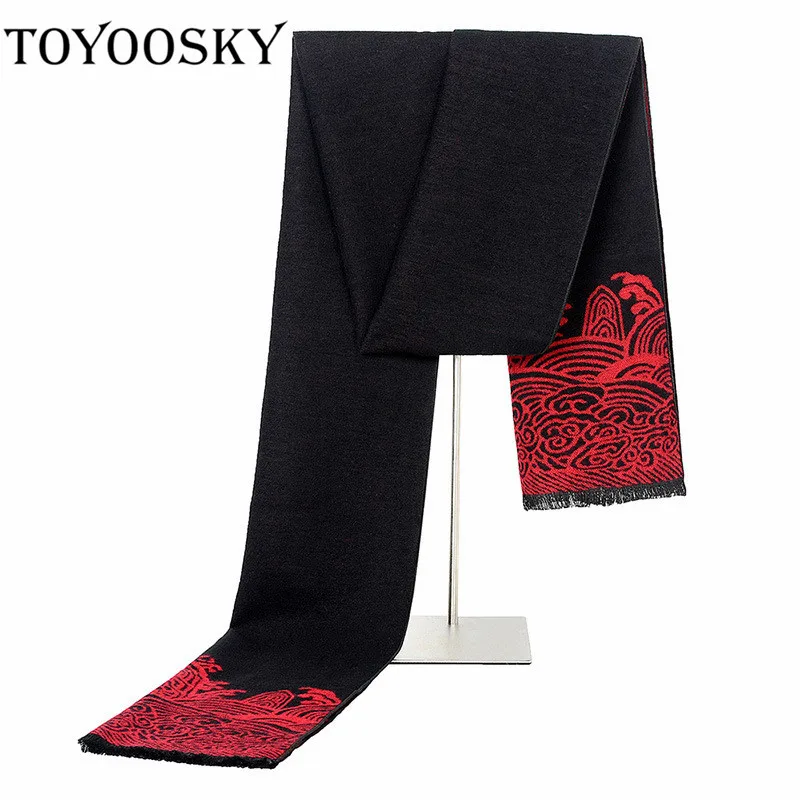 Toyoosky Новинка 2017 года Англия Бизнес отдыха Стиль осень-зима Для мужчин шарф