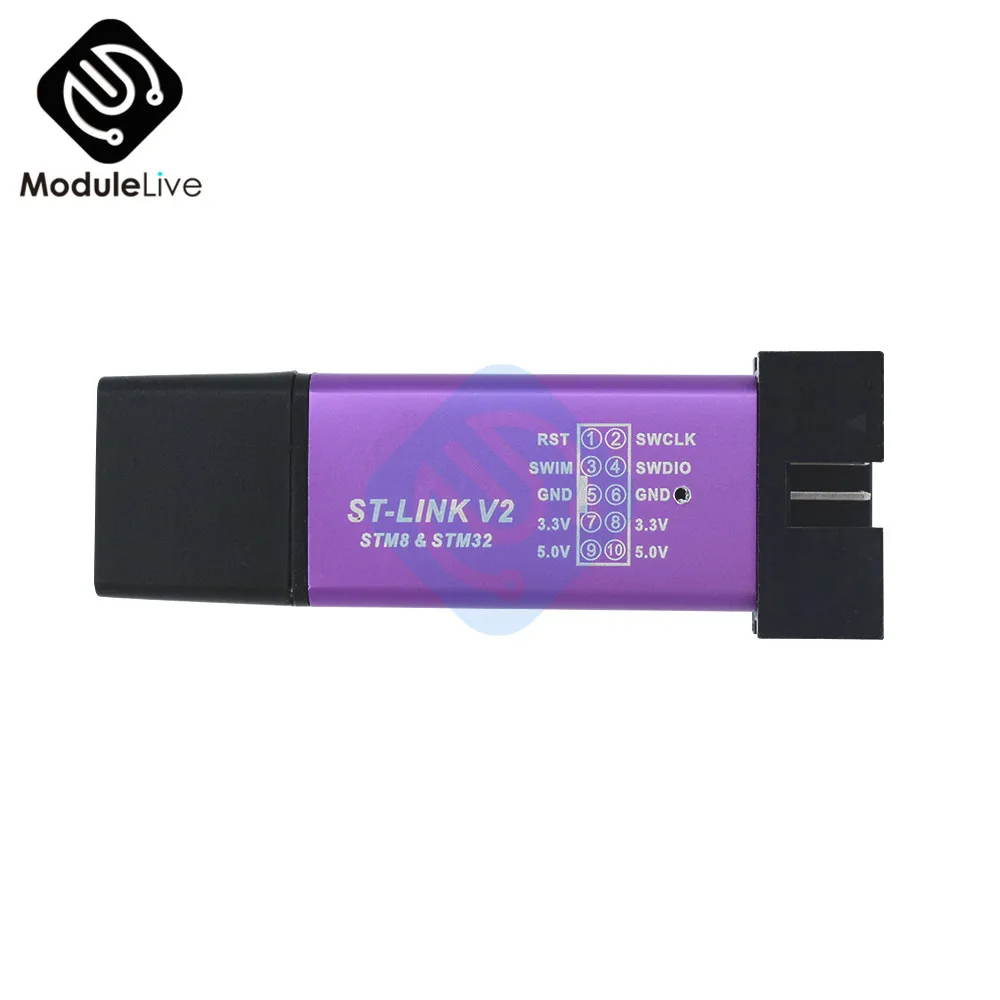 ST LINK Stlink Link V2 Mini STM8STM32 симулятор загрузки программирования с крышкой|Детали и