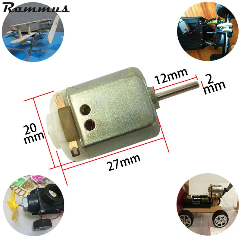 Микро Мотор 130 DC мотордля DIY четырехколесный научный эксперимент для моделей