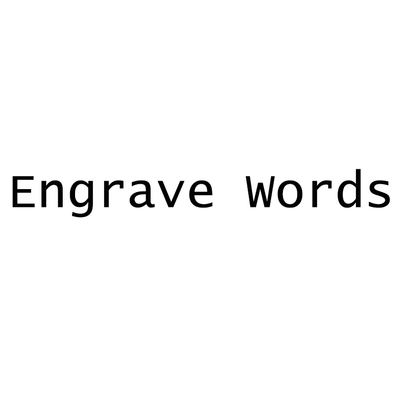 Engrave words UZone заказной DIY фото брелок из нержавеющей стали выгравированный фотография брелок почерк Keepsake дропшиппинг - Цвет: Engrave words
