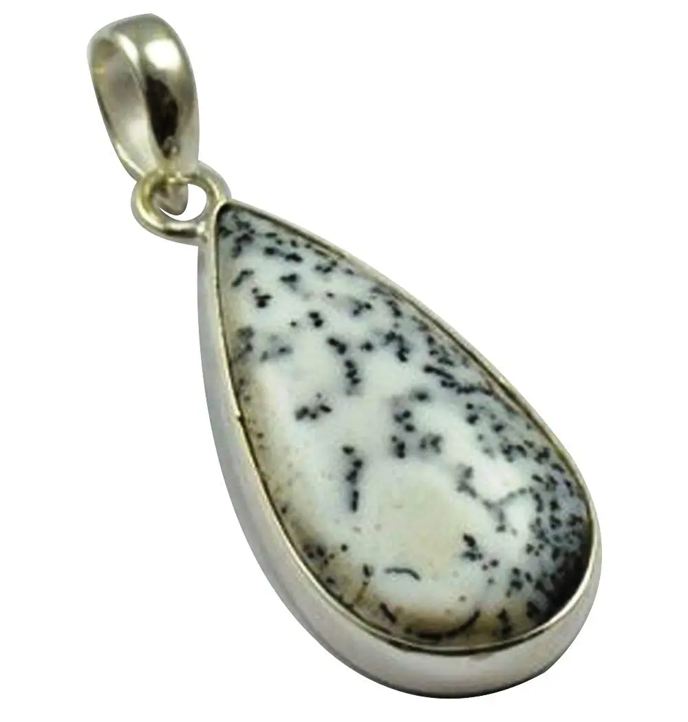 Подвеска Lovegem Nature Dendrite Opal из стерлингового серебра 925 пробы 46 мм MHBAP4898 - купить по