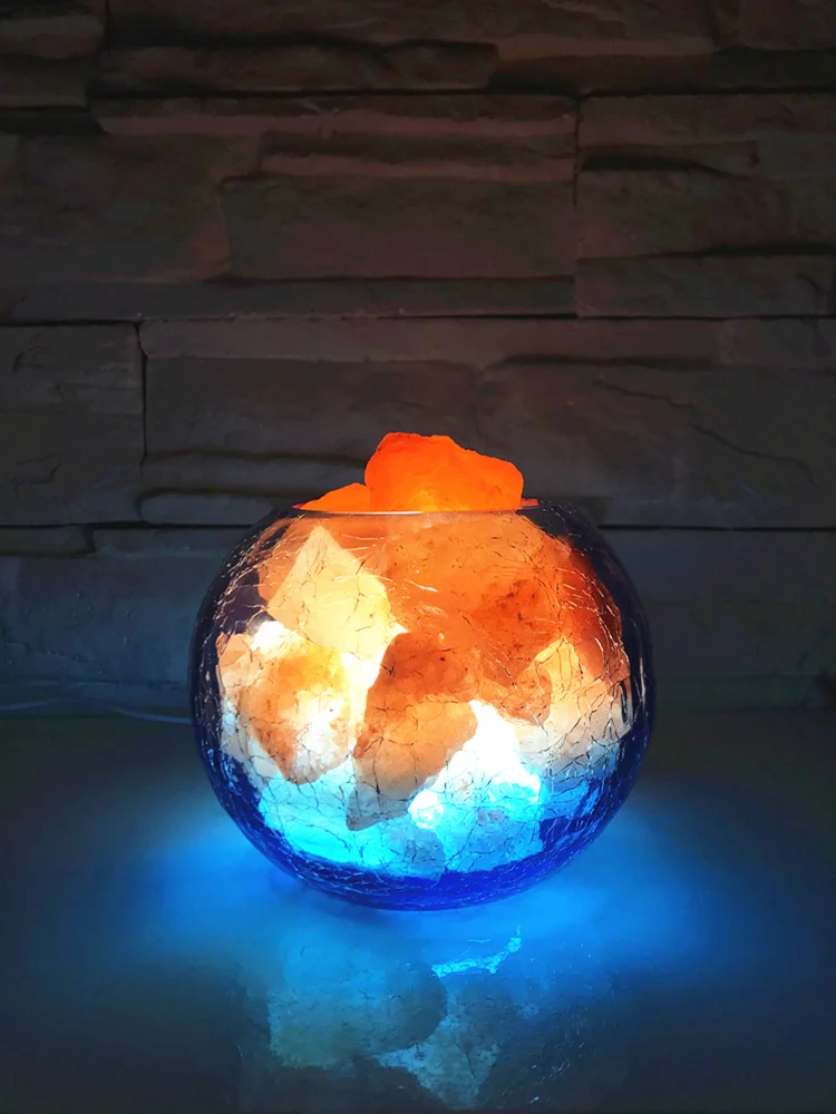 

Crystal salt table lamp/ table lamps for bedroom /Creative table lamp/Warm night light/ table lamp