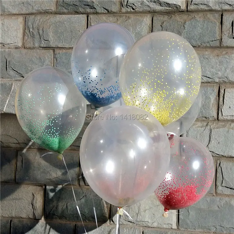 12 дюймов 5 шт. статические латексные волшебные шары из пеноматериала украшение на