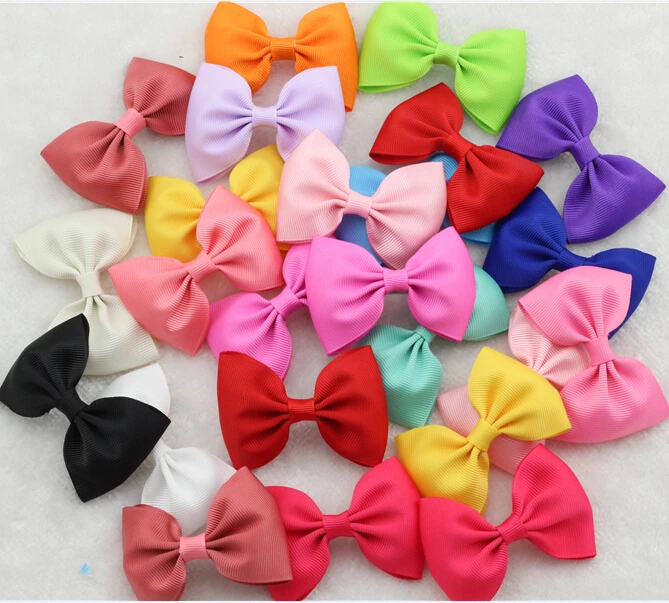 20 шт./лот широкая лента для мамы и дочки бант волос Grosgrain с зажимом Аллигатор