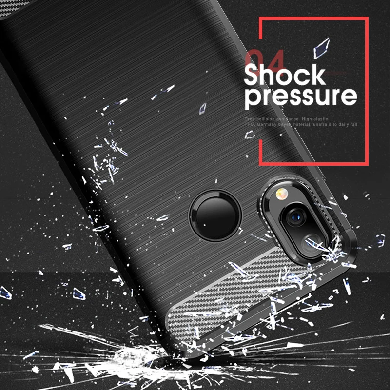 Силиконовый чехол для Xiaomi Redmi Note 7, чехол из углеродного волокна для Redmi Note 7, защитный чехол, бампер для Redmi Note 5 Pro