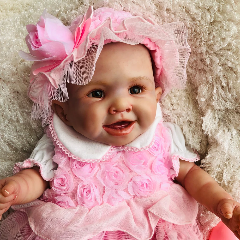 

Кукла Bebes reborn, из силикона, 50 см