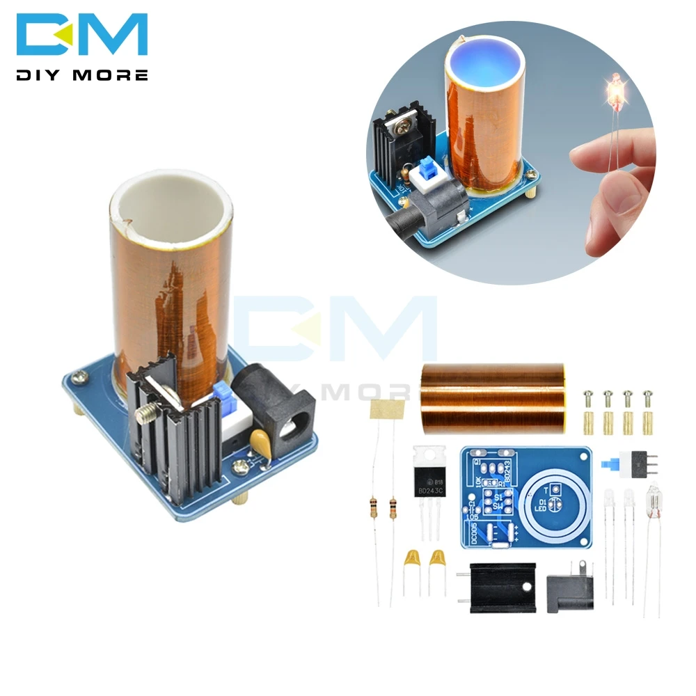 BD243 BD243C мини катушки Тесла магический реквизит DIY части пустые огни технология Diy Электронный комплект