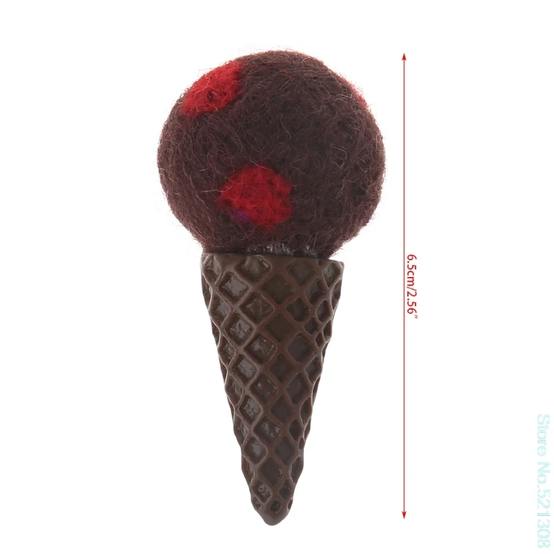 Новинка 2020 необычный войлок вязаное мороженое младенческая игрушка ручной