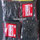 Черная KAM Глянцевая лицевая матовая отделка T08 T3 T5 T8 круглая пластиковая защелка T5 звезда кнопки, 1000 комплектовцвет, KB02