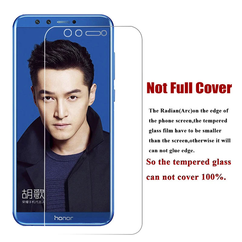 2 шт закаленное Стекло для Huawei Honor 9 удобный телефонный Футляр Чехол Экран