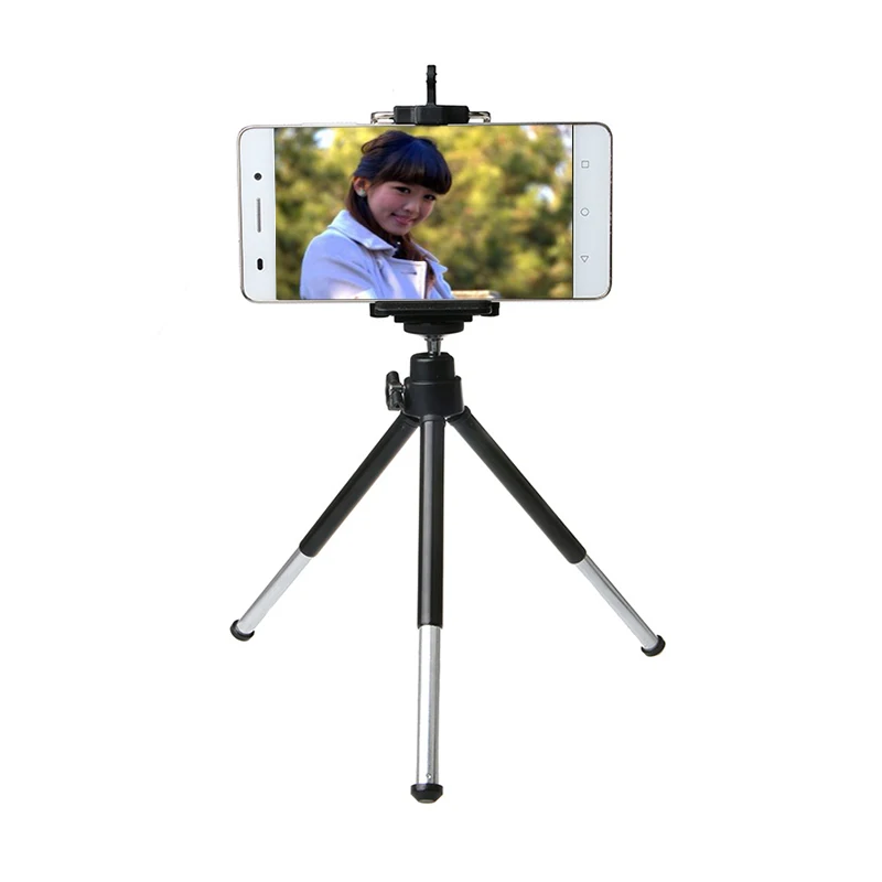 Фото Aluminu Mini Tripod Stand Portable Self Stick Light table Tripode Supportor Live Show Phone Holder For Camera phone Gopro SJCAM №4