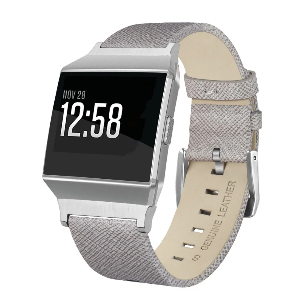 COMLYO кожаный ремешок для часов для Fitbit Ionic наручные умные часы Браслет замена Браслет для Fitbit Ionic ремешок Ремешки для наручных часов
