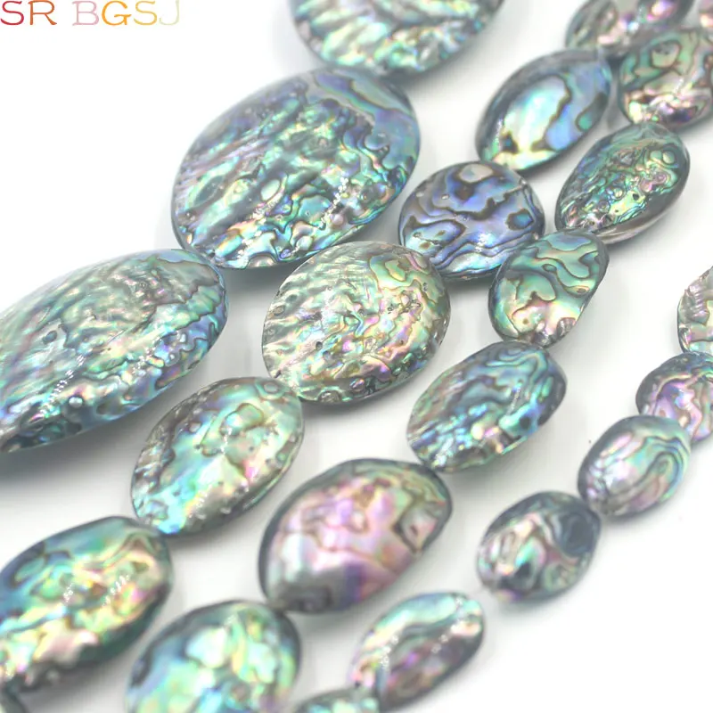 Free Shipping 14x20mm 22x30mm 25x32mm 40x56mm Large Freeform Natural Baroque Abalone Shell Gem Beads Strand 15&quot|strand mat|stranded gamebead loom