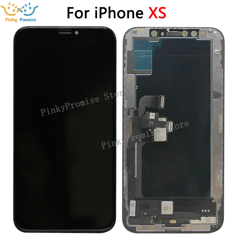 Сменный ЖК дисплей OLED для iPhone XS с сенсорным экраном и дигитайзером в сборе Замена