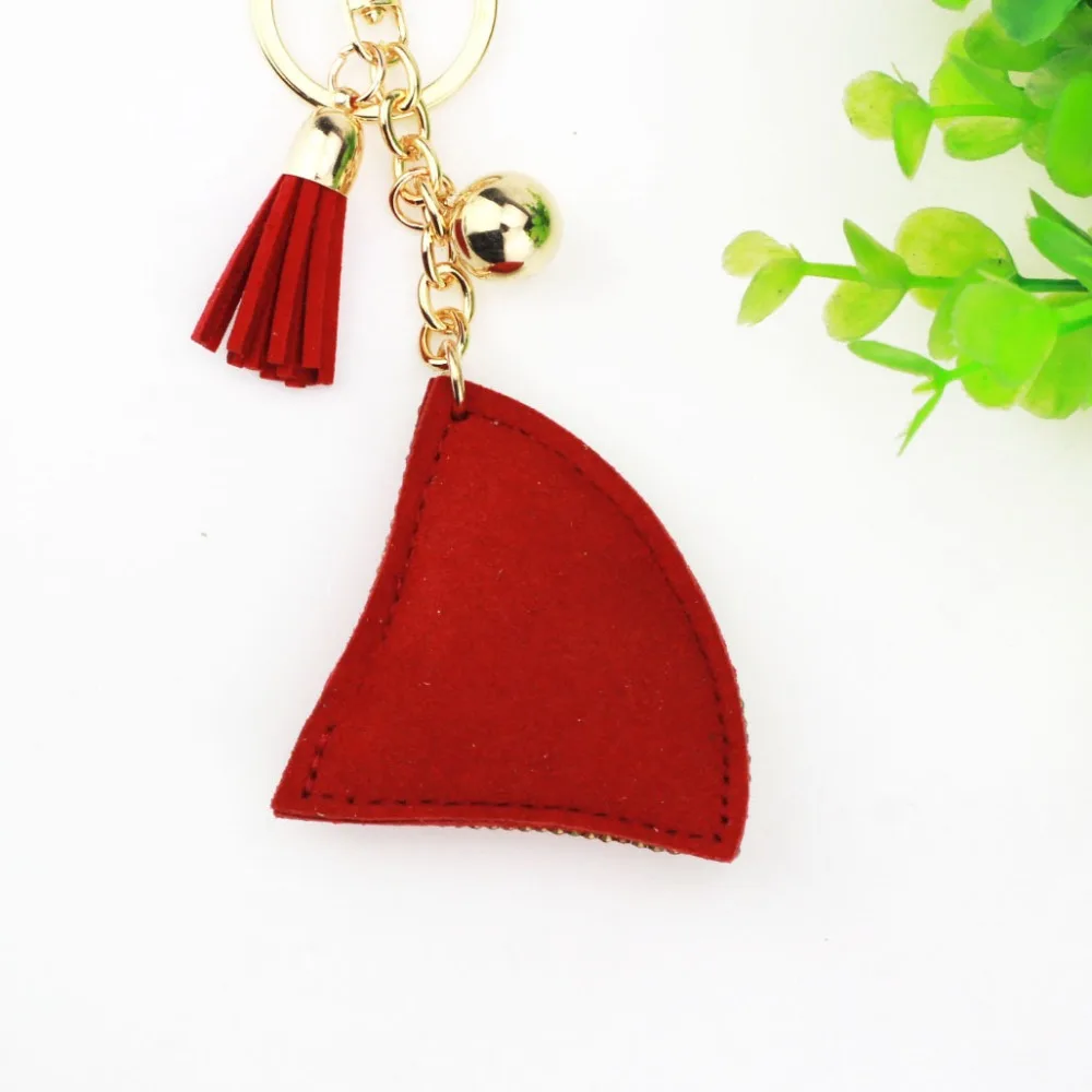 Модный романтичный женский брелок из искусственной кожи дизайн арбуза подвеска