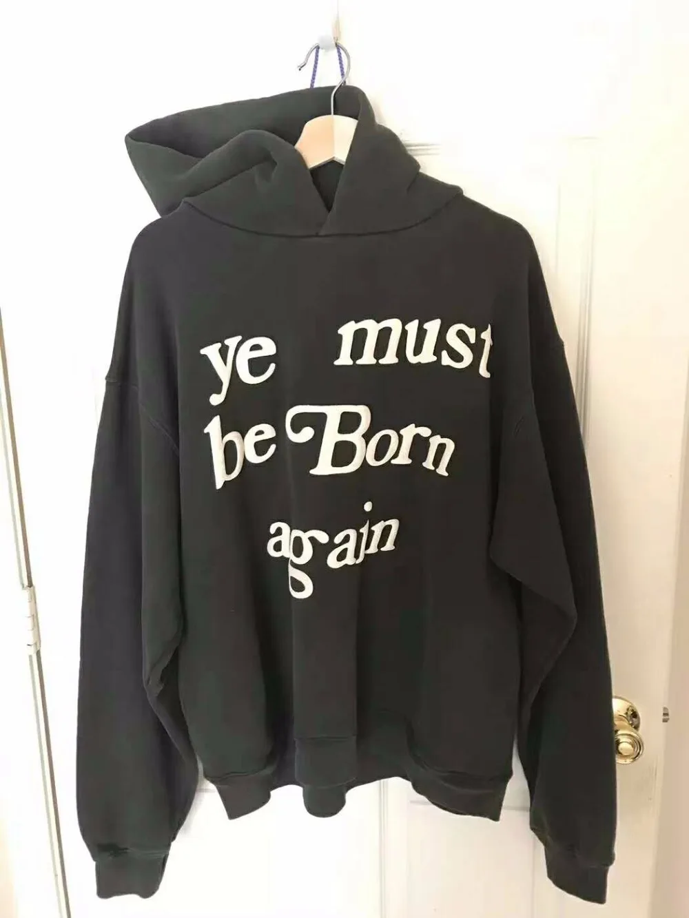 Новый Kanye West сезон 6 OVERSIZE Письмо печати для мужчин пуловер с капюшоном хип хоп Мода ASTROWORLD повседневное кофты S
